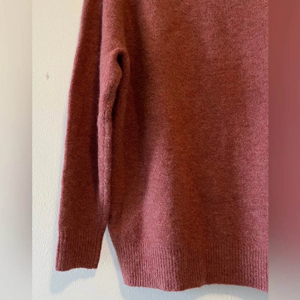 Aritzia WILFRED FREE Aspen Turtleneck Sweater XS Oversized Merino Wool Blend - Picture 5 of 9